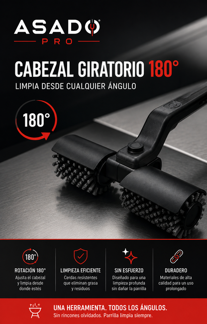 LIMPIADOR PROFESIONAL PARRILA 180°